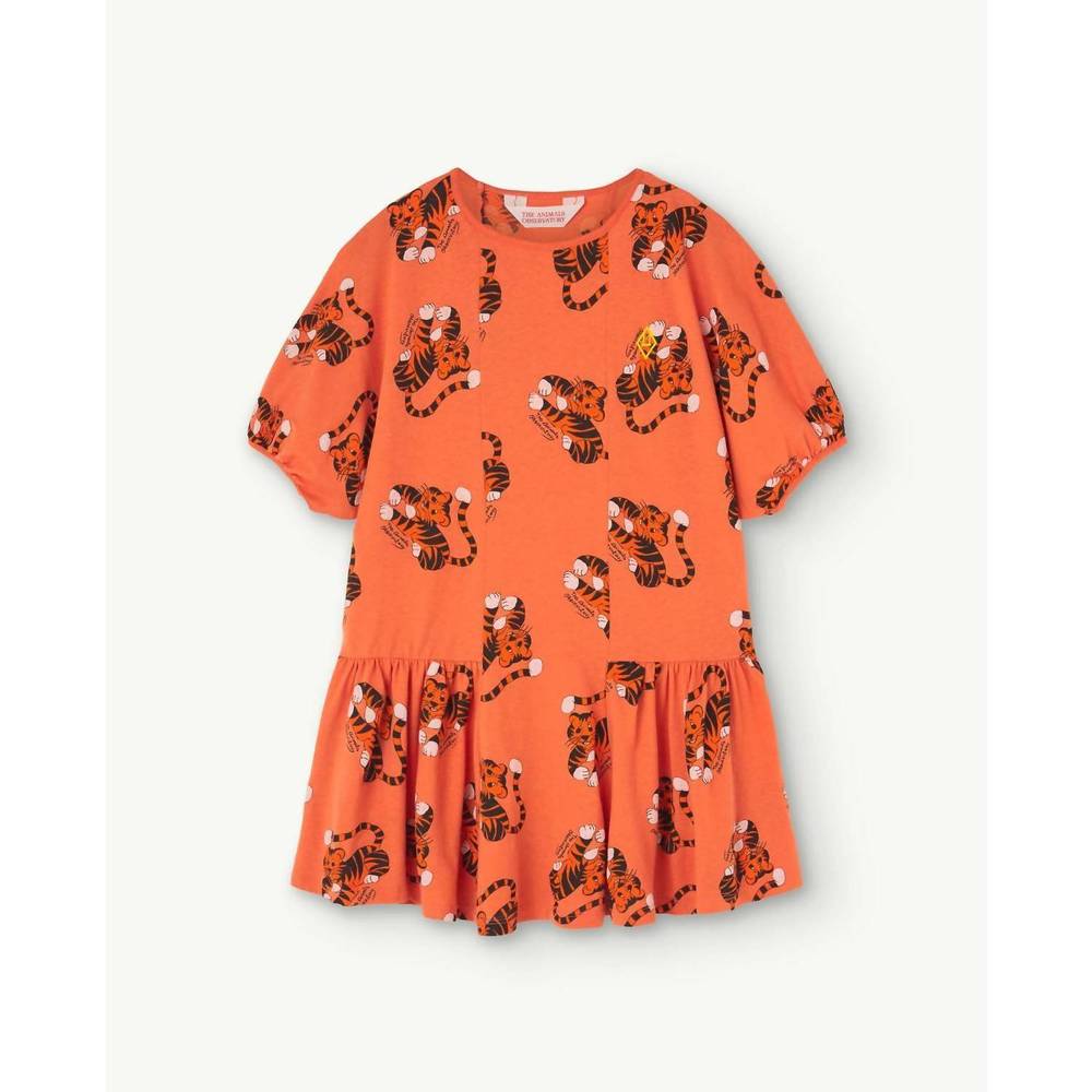 NEW THE ANIMALS OBSERVATORY girl's walrus dress in orange